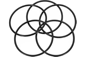 uxcell 5Pcs AS-345 O-Rings, Nitrile Rubber O-Rings 4" ID, 4-3/8" OD, 3/16" Width Round Sealing Gasket for Automotive Machine Plumbing Sealing Repair (70 Durometer, Black)