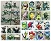 Pokemon RANDOM 10 Piece MINI Holiday Christmas Ornament Set with 10 Randomly Selected Pokemon Character Ornaments Around 2" Tall