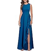 Viwenni Women's Ruffle Vintage Party Evening Wedding Guest Formal Long Dresses