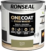 Ronseal One Coat Everywhere Olive Matt 2.5 L Interior Paint view 6