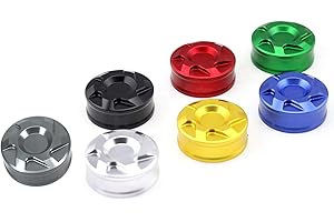 GUAIMI Rear Brake Reservoir Cap Cover for Kawasaki Z250 Z650 Z750 Z800 Z900 Z1000/SX Versys-X300 KLE650/1000 Versys ER6N/F Ninja H2/H2R GTR1400 ZZR1400 Ninja 250R/SL 300 400 650 1000 ZX-6R/10R (red)