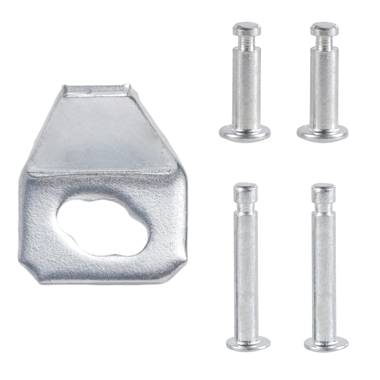 Photo 1 of 5pcs Screen Door Closer Kit, Including 1 Iron Seet & 4 Replacement Pins Heavy-Duty Screen & Storm Door Replacement Parts Compatible with Andersen Emco Larson 40201 Pella