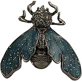 Knighthood Brooch Lapel Pin Dark Emerald Bee Brooch, Lapel Pin Accessories for Men Women
