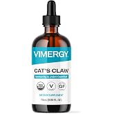 Cat's Claw 10:1 extract, Whole Body Immunity*, Alcohol-Free, 2 Mo Supply | Fast absorbing antioxidants for joints, neutralizes free radicals*, 4 clean ingredients; no flavors, organic, vegan