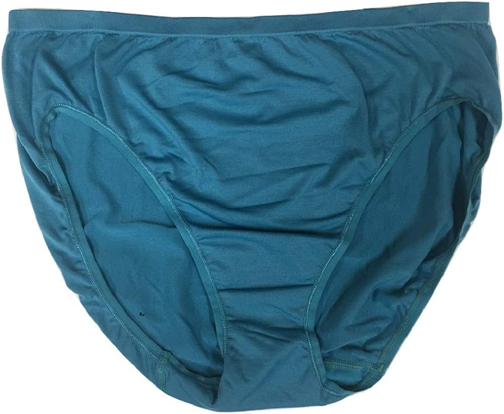 Vanity Fair Seamless Women`s Hi Cut, VF13211, 8, Blue Jewel at Amazon