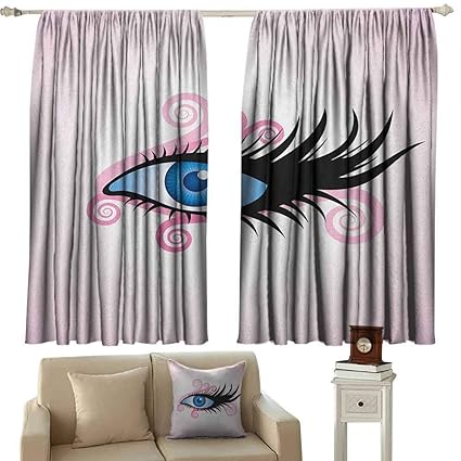 Amazon Com Eye Blackout Curtain Fantastic Gaze Of A Woman In
