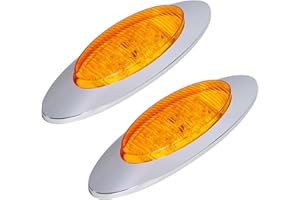 16LED Lights Vehicle Side Marker Lamp for Pickup Trucks and Boats with Easy Installation Energy Efficient 2pcs LED Side Marke