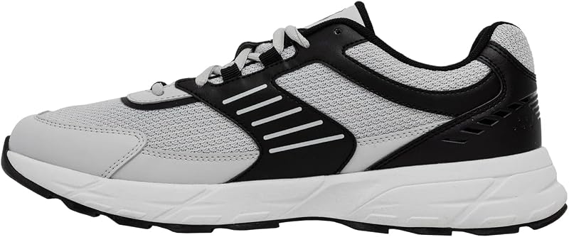 FARIO M Sapatilhas Desportivas Masculinas, Oyster Mushroom/Preto, 42 EU, Oyster Mushroom Black, 42 EU