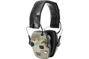 Howard Leight R-02526 by Honeywell Impact Sport Sound Amplification Electronic Shooting Earmuff, MultiCam