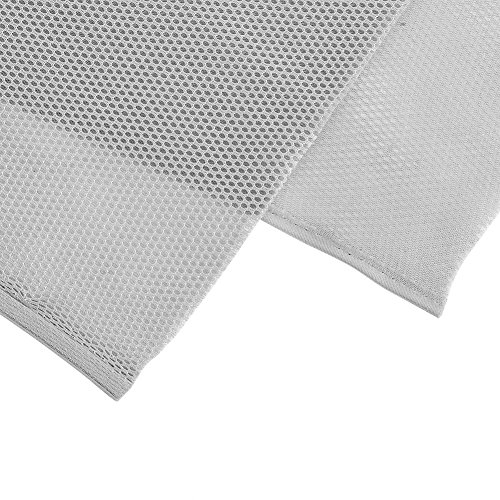Tihebeyan Speaker Cloth Stereo Grill Mesh Fabric, Speaker Grill Cloth Stereo Mesh Fabric Dustproof Speaker Mesh Cloth Protective Grille Cover for Stereo Audio Speaker Repair 140cm x 50cm(Gray) - Thumbnail 6