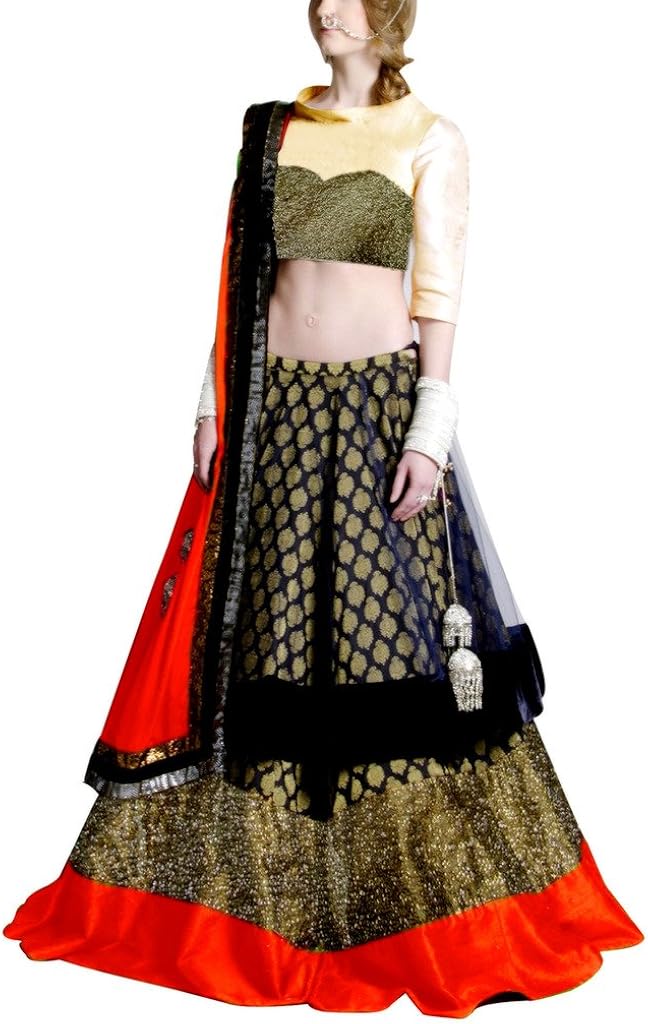 double layer lehenga choli