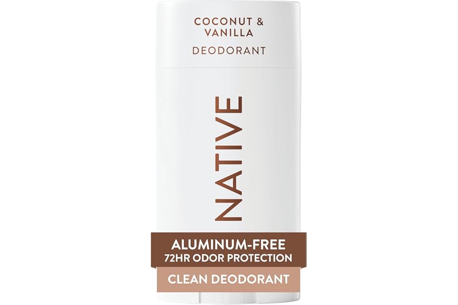 Native Deodorant Contains Naturally Derived Ingredients, 72 Hour Odor Control, Deodorant for Women and Men, Aluminum Free, Coconut & Vanilla 2.65oz