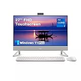 Dell 27 All-in-One Desktop Computer, Core 7 150U(Up to 5.5 GHz), 27" FHD IPS Touch Display, Windows 11 Pro, 32GB DDR5, 1TB SSD, Wireless KB & Mouse, NVIDIA GeForce MX570A GDDR6, Wi-Fi 6E