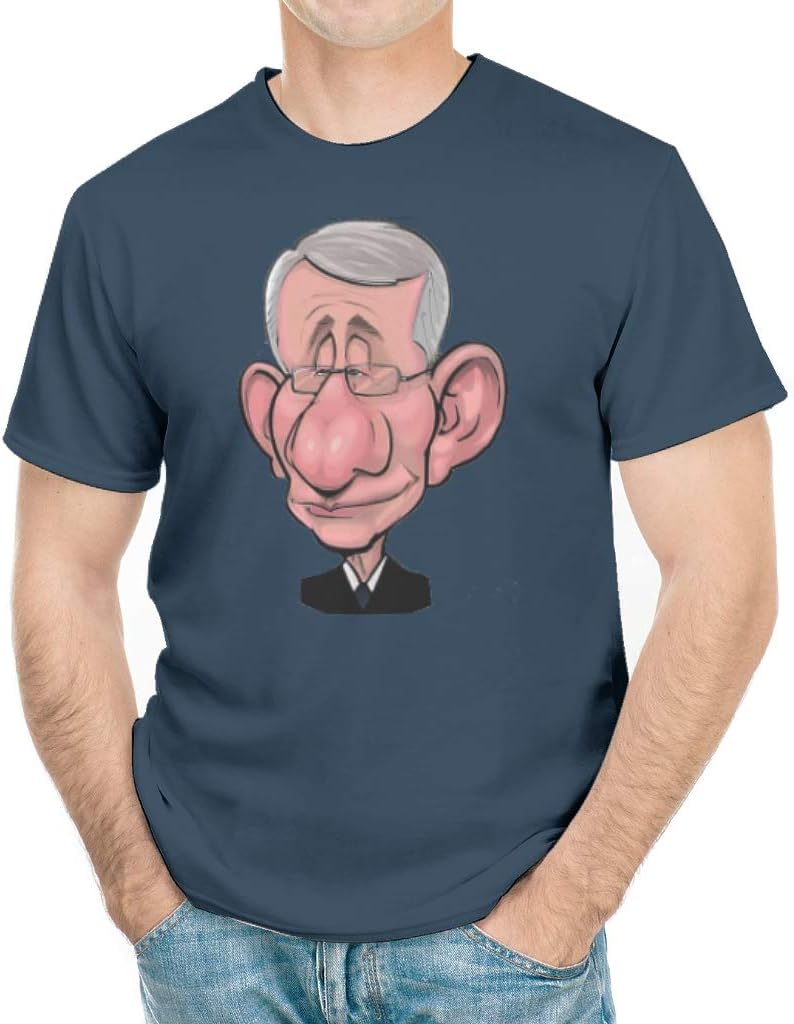 Dreaminos Dr Fauci in Fauci We Trust T-Shirt Short Sleeve Crew Neck Printing Tee Shirts