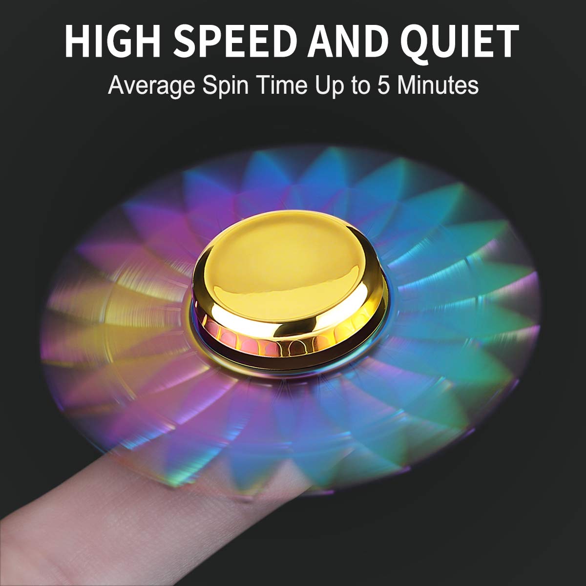 atesson fidget spinner toy 4 to 10 min spins ultra durable stainless steel