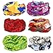 BMC 6pk Abstract Art Pattern Multifunctional Seamless Bandanna Scarf Wrap