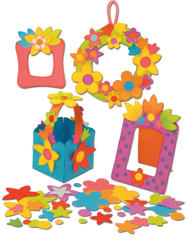 Springboard 10226 Pre-Cut Assorted Paper Flowers (Pack of 500)