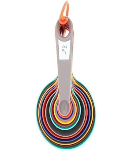 Nordic Ware Set 6 Misurini A Forma Di Ciambella: Per Ingredienti, Senza BPA, Lavabili In Lavastoviglie