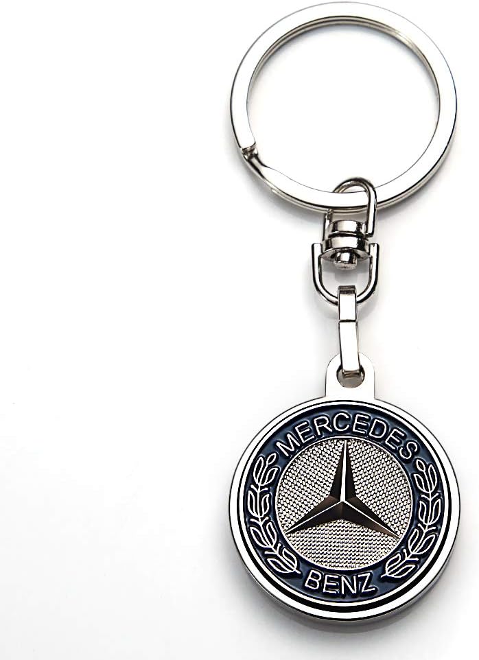 JIYUE Compatible for Benz Keychains 3D Car Logo Keychain Key Chain Keyring Family Present for Man and Woman Suit for Mercedes-Benz A C E S Class Series,GLK CLA GLA GLC GLE CLS SLK AMG Series（1pcs）