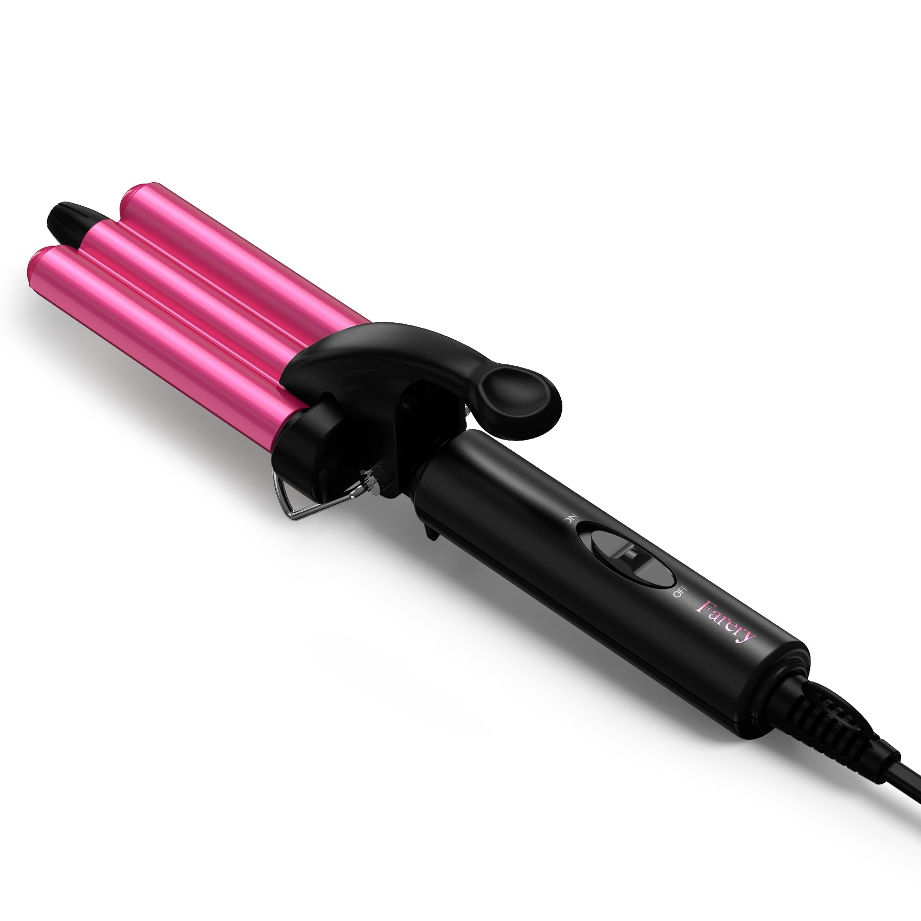 Mini Waver Curling Iron, 1/2 Inch, Hair Crimper for Women Beach Waves, Keratin & Argan Oil Infused, Dual Voltage, Pouch Bag