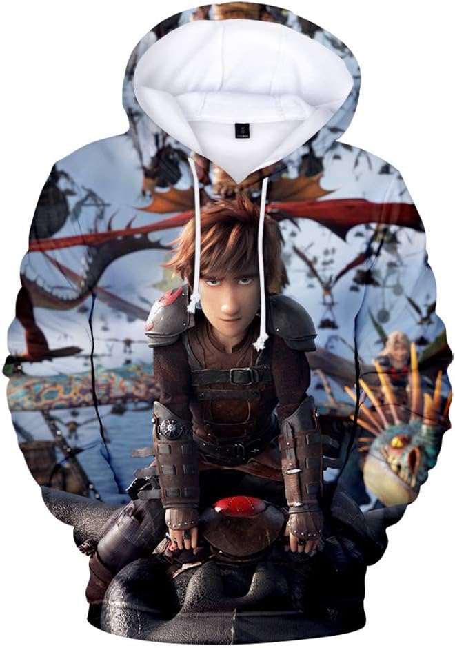How to Train Your Dragon Hoodie Hiccup Night Fury Toothless Pullover Sweatshirt