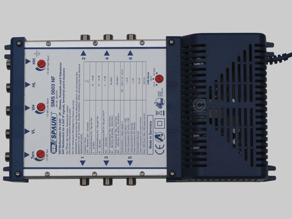 Spaun SMS 5603 NF - satellite signal multiswitch