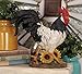 Deco 79 69750 Polystone Decorative Rooster Statue, 13 by 14-Inch