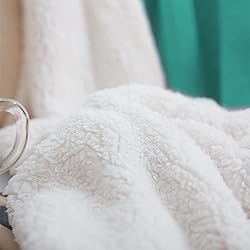 Haltune Stain-Proof Teal Blanket for Intimate