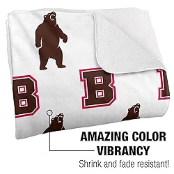Brown University Blanket, 50"x60" Logo Pattern