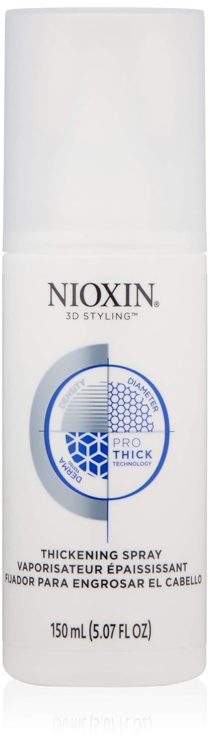 Nioxin 3D Styling Hair Thickening Spray with Peppermint Oil, 5.1 Oz: Premium Beauty