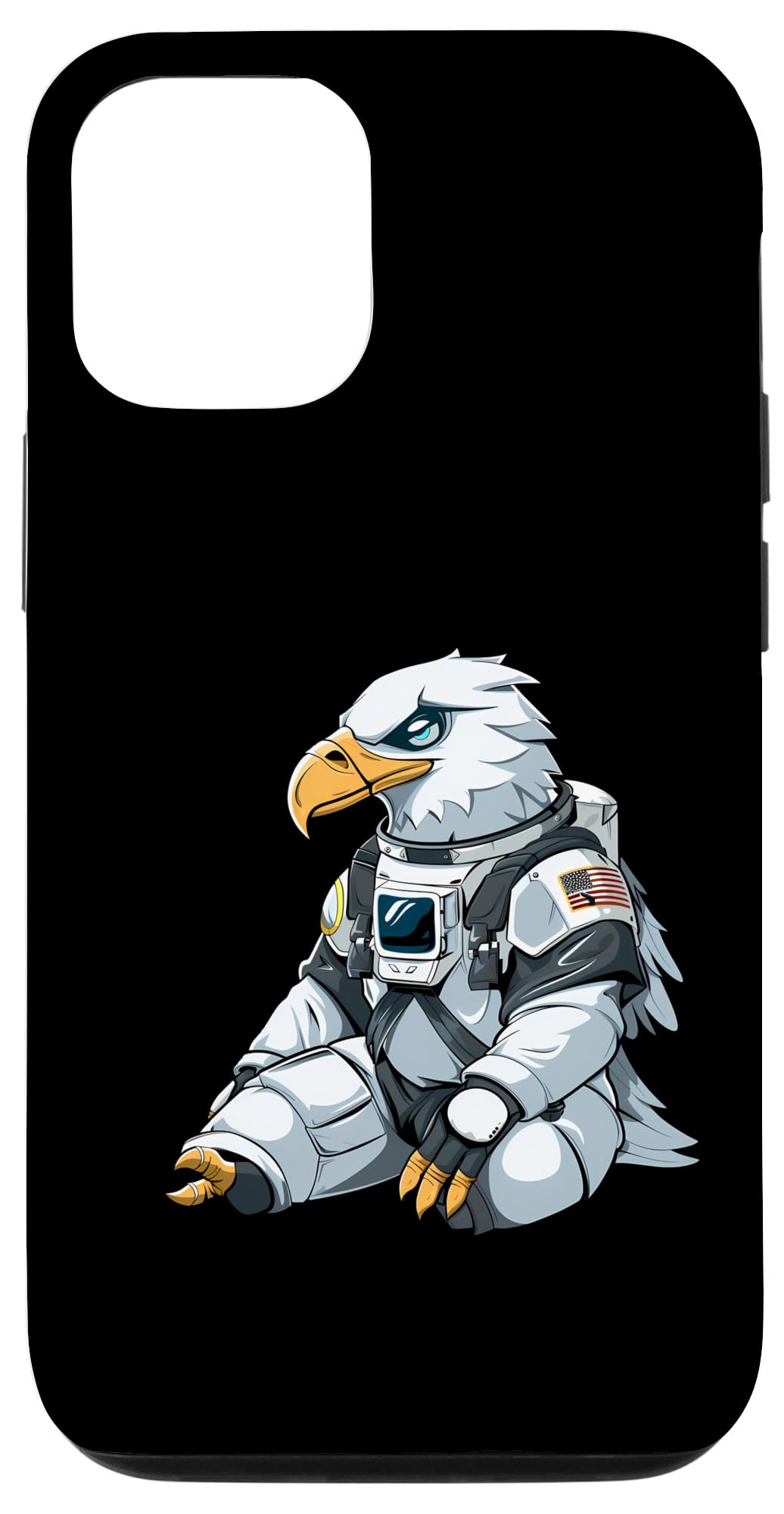 iPhone 15 Pro Animals In Space- Eagle Astronaut- Eagle in Space Case