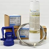 BWT Bestmax Premium S, All-in-One Complete Small Water Filter Kit, BWT Filter Best Head Standard, 3/8 in Hose Set (1.8 m Length)