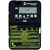 Intermatic ET1125C 24-Hour 2-Circuit Electronic Time Switch, SPST, Indoor | 24-Hour 2-Circuit Time Switch with Battery Backup, Indoor Metal Enclosure, 120-277 VAC