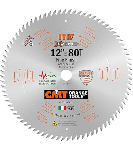 2-Pack NEIKO 12-Inch 80-Tooth Circular Miter Saw Blades - Carbide Tipped For Precision Cuts