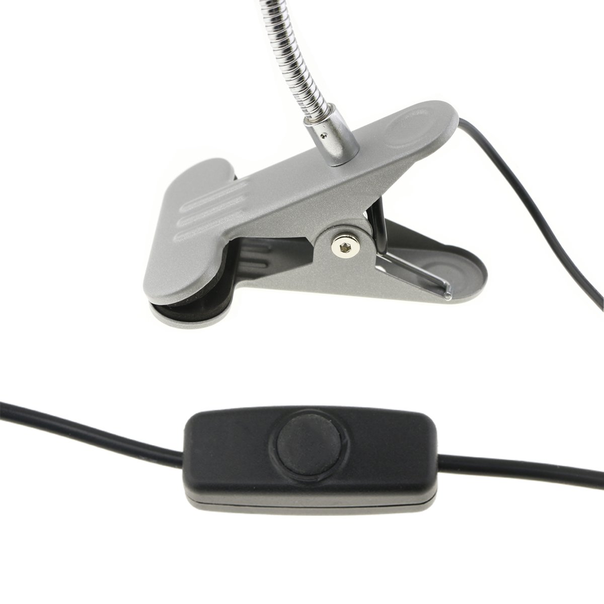 Clip on Book Light, Reading Light, Reading on Bed, USB Plug for Readers, Kids, Children