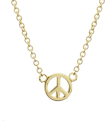 Amazon.com: ShameOnJane Casey Peace Necklace: Jewelry