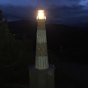 VOSS.garden Leuchtturm Gabione 1,35 M Hoch – Verzinkte Metalldeko Für Garten & Terrasse