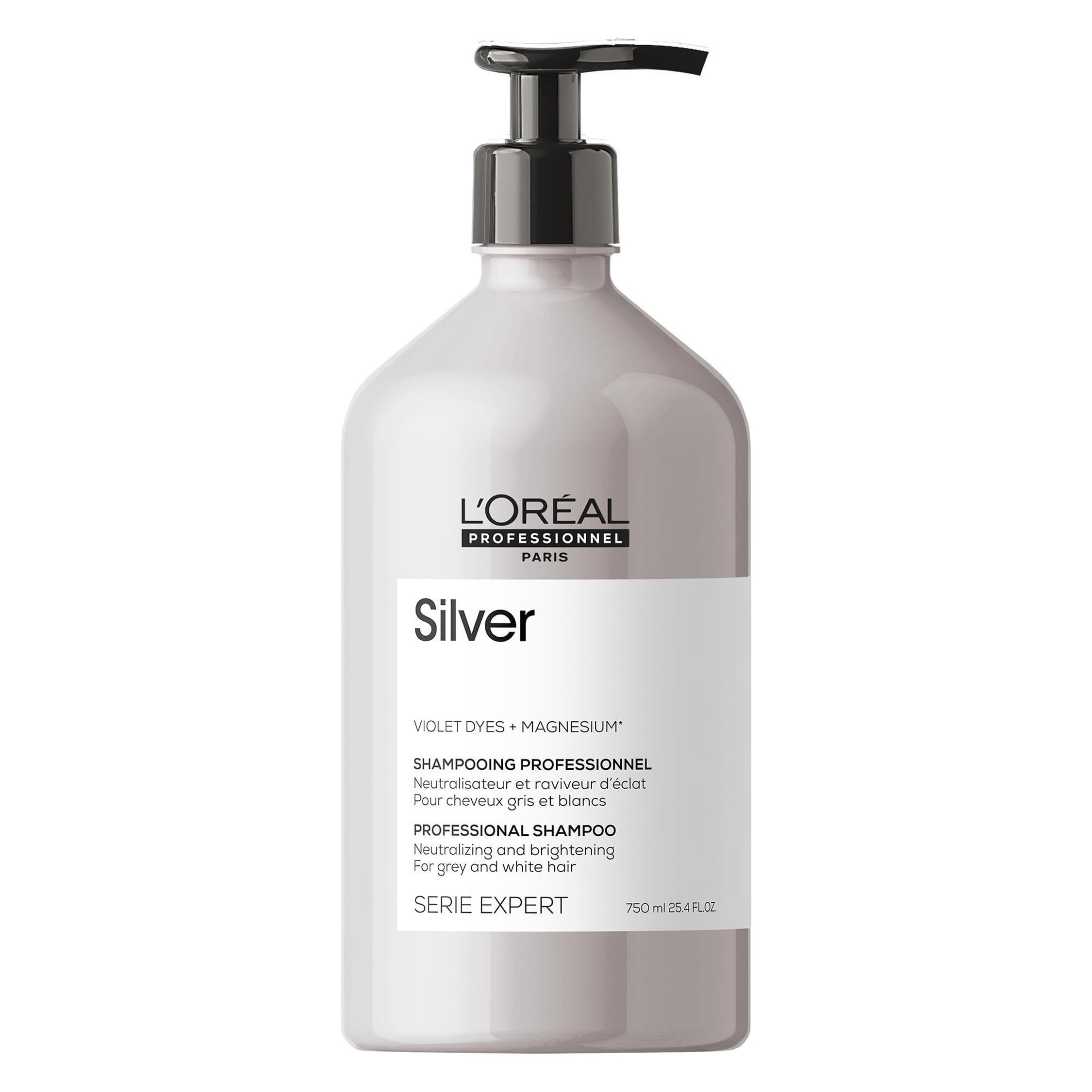 L'Oréal Paris Professionnel Paris Serie Expert Silver Shampoo Grey and White Hair, 750 ml — image 1