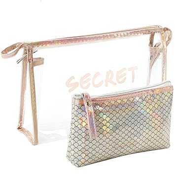 clear gold bag