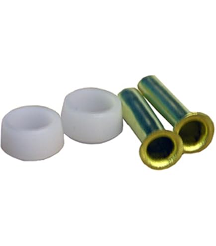 5-Pack Air Compressor Compression Ferrules - 1/2 Inch ID Pneumatic Tube Sleeves