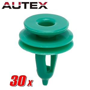 PartsSquare 30pcs Car Retainer Clips Plastic Fastener Kits Fender Liner Fastener Rivet Auto Body Push Clips Retainer Replacement for Chrysler Dodge Jeep Plymouth