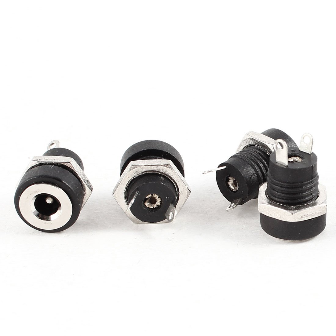 sourcing map 5 Pcs PCB Mount 1.35mm x 3.5mm Audio Jacks Connectors Socket