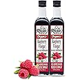 De La Rosa Raspberry Vinegar Organic, Raw & Unfiltered Pure Vinegar, Vegan, Gluten Free & Kosher, Raspberry Vinaigrette Salad Dressing & Marinades, Raspberry Vinaigrette 16.9 Oz (Pack of 2)