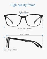 ANRRI Blue Light Blocking Glasses Lightweight Frame for Gaming & PC Use view 5