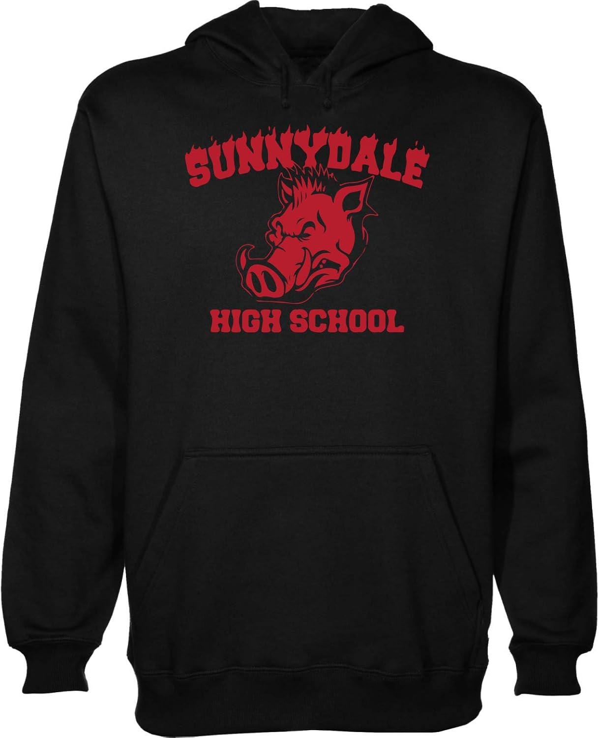 Tv Series High School Merch Logo Men's Hoodie Pullover Large Black