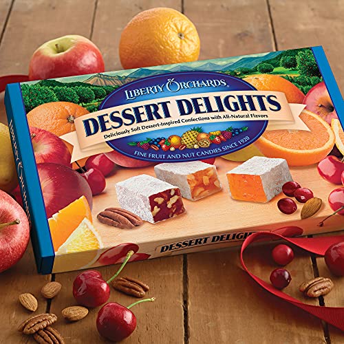 Liberty Orchards Dessert Delights Fruit & Nut Candies, 12 Ounce