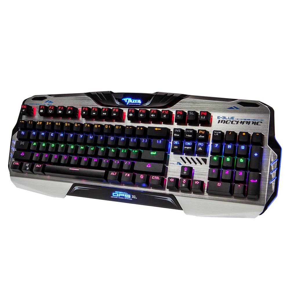 E-BLUE Mazer Mechanical 729 USB QWERTY English Keyboards (Wired, USB, Mechanical Keyboard, QWERTY, LED, Black)