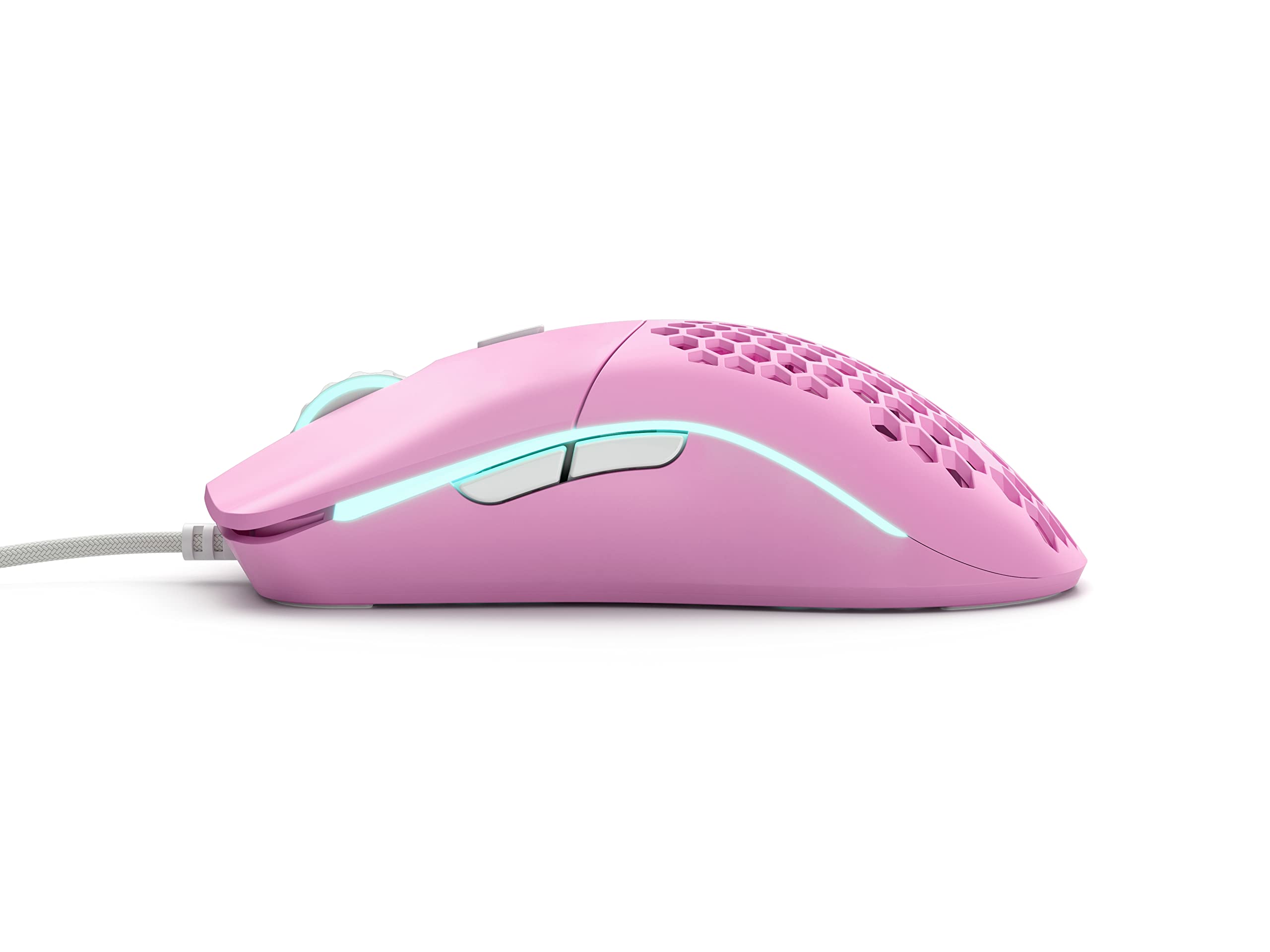 Glorious Gaming Mouse - Model O 67 g Superlight Honeycomb Mouse, Limited Edition Matte Pink - USB Gaming Mouse
