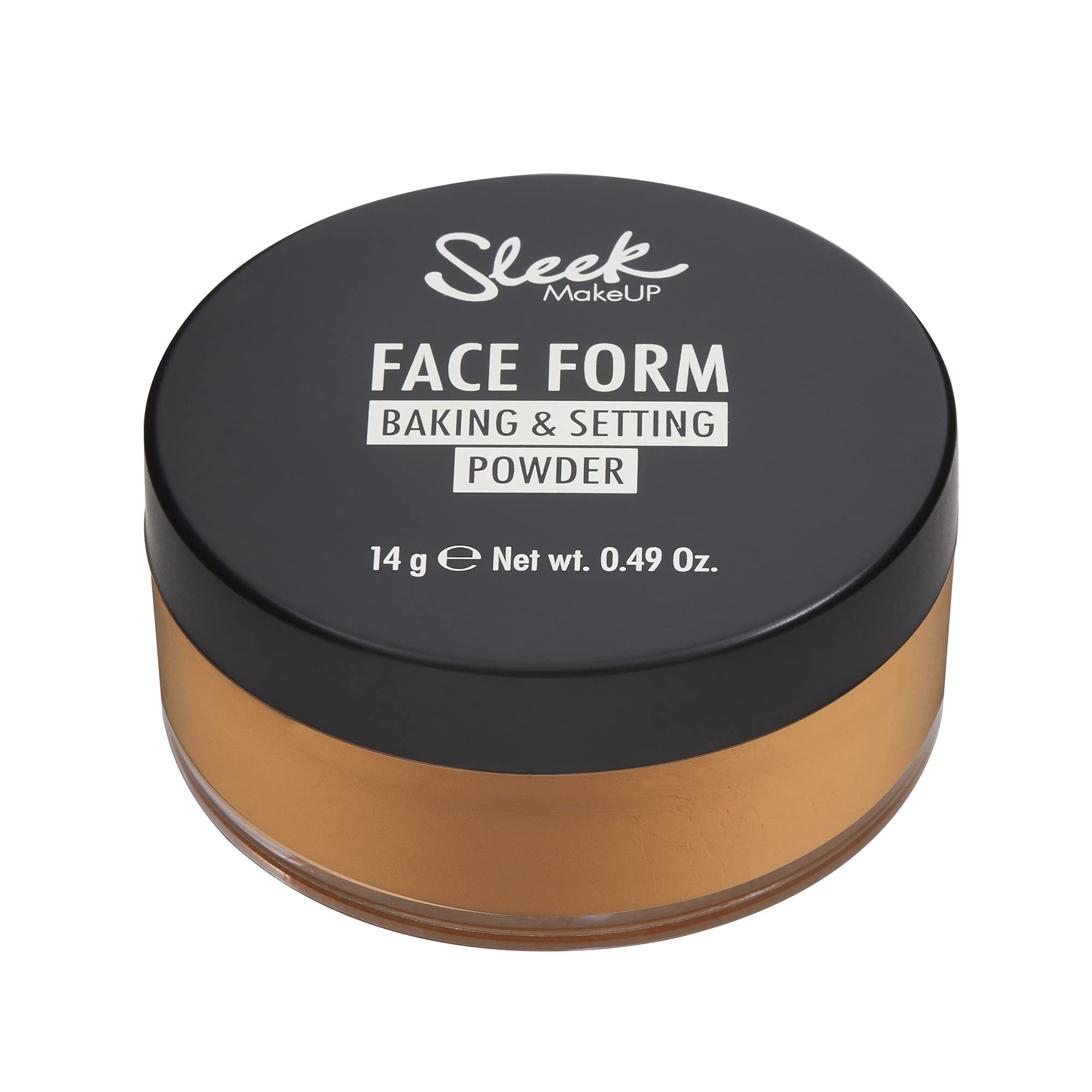 Sleek MakeUP Face Form Baking & Setting Powder, Loose Setting Powder to Lock in Your MakeUP, Lightweight Formula, Medium, 14g