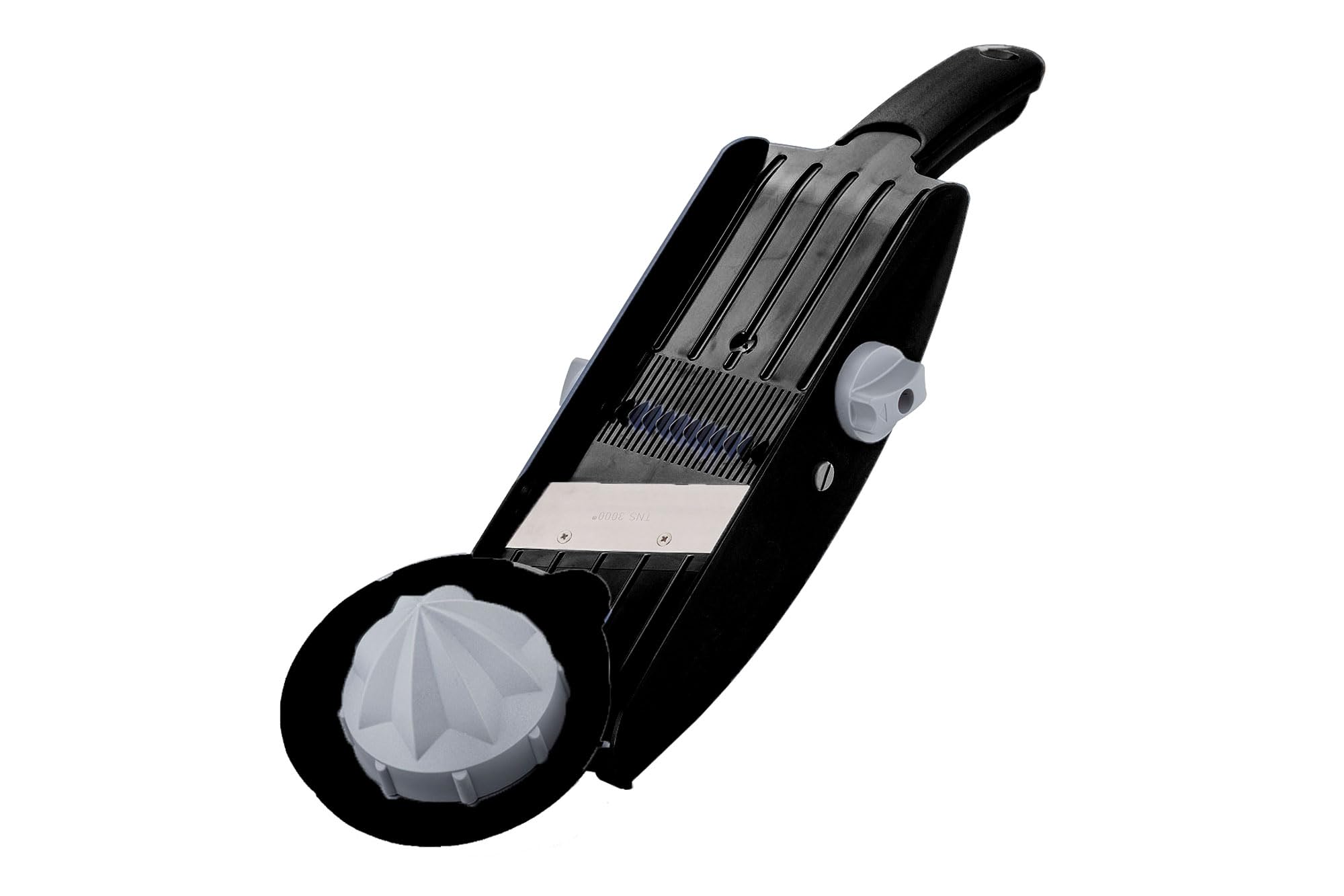 TNS 3000 Vegetable Slicer Multi Grater, Cucumber Slicer, Julienne Cutter ''All In One'' The Original Kitchen Gadget (Black/Grey)